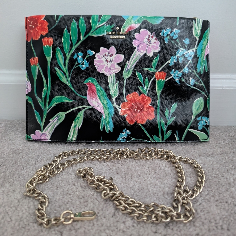 Kate Spade Cameron Street Jardin Hummingbird Crossbody Clutch